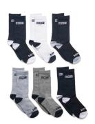 Levi's 6Q-6Pk Quarter Sock Multi/patterned