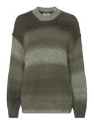 Shaded Lefty Sweater Tops Knitwear Jumpers Green Mads Nørgaard