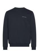 Lyle & Scott Embroidered Crew Neck Sweatshirt Marinblå