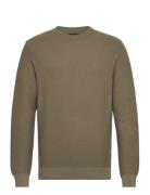 Clean Cut Copenhagen Oliver Recycled O-Neck Knit Khaki Green