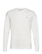 GANT Reg Shield Ls T-Shirt Vit