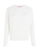 Tommy Hilfiger Co Cable C-Nk Sweater Vit