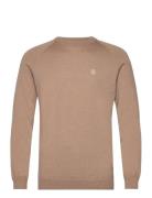 Lexington Clothing Dean Merino Crew Neck Sweater Beige