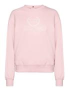 Tommy Hilfiger Reg Flag Script Cnk Swtshrt Rosa