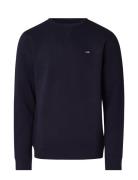 Lexington Clothing Matteo Organic Cotton Crew Sweatshirt Marinblå