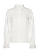 Nudarla Shirt Tops Shirts Long-sleeved White Nümph