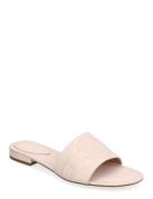 Lauren Ralph Lauren Alegra Iii Nappa Leather Slide Sandal Rosa