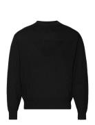 Pullover Designers Knitwear Round Necks Black Emporio Armani