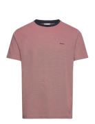 4-Col Oxford Regular Ss T-Shirt Tops T-shirts Short-sleeved Pink GANT