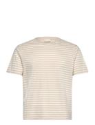 GANT Striped T-Shirt Beige