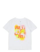 Nkb Jdi Energy Ss Tee Sport T-shirts Short-sleeved White Nike