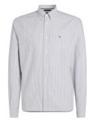 Tommy Hilfiger Heritage Oxford Stripe Rf Shirt Blå