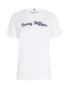 Tommy Hilfiger Reg Script C-Nk Ss Vit