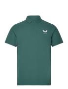 Essential Ss Polo Tops Polos Short-sleeved Green Castore