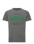 Superdry Vl Premium Goods Graphic Tee Grå