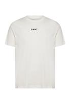 GANT Contrast Small Logo Tshirt Kräm