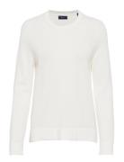 GANT Cotton Pique C-Neck Vit