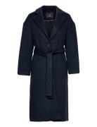 Katarinabbbjezze Coat Outerwear Coats Winter Coats Blue Bruuns Bazaar