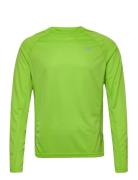Men Core Running T-Shirt L/S Sport T-shirts Long-sleeved Green Newline