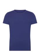 Sloggi Men Go Shirt O-Neck Slim Fit Tops T-shirts Short-sleeved Blue S...