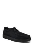 Garment Project Eilo Vibram Low - Black Suede Svart