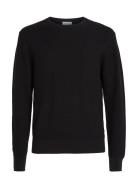 Calvin Klein Waffle Structure Sweater Svart