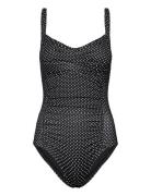 Panos Emporio Potenza Solid Swimsuit Recycled Svart