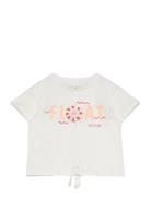 Mango Printed Message T-Shirt Vit