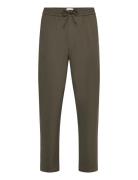 Les Deux Como Tapered Drawstring Pants - Sea Khaki Green