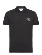 Calvin Klein Jeans Monologo Polo Svart