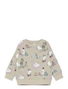 Lindex Sweater Moomin Aop Grön