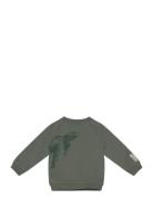 Sweatshirt Ls Tops Sweat-shirts & Hoodies Sweat-shirts Khaki Green En ...
