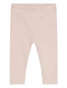 Lindex Leggings Rib Newborn Rosa