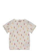 Minymo T-Shirt Ss Aop Multi/patterned