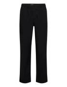 Fine Twill Hektor Pants Bottoms Trousers Casual Black Mads Nørgaard