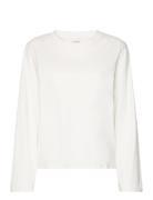 Top Sophie Tops T-shirts & Tops Long-sleeved White Lindex