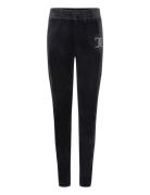 Juicy Couture Diamante Velour Legging Svart