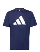 Adidas Performance Tr-Es Fr Logo T Marinblå