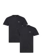 GANT C-Neck T-Shirt 2-Pack Svart