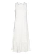 Bubbleroom Broderie Anglaise Dress Vit