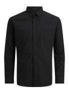 Jack & J S Jjjoe Shirt Ls Plain Svart