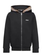 BOSS Hooded Cardigan Svart