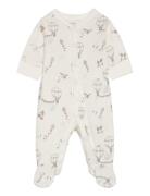 Lindex Pyjamas W Foot Newborn Beige