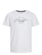 Jack & J S Jjferris Tee Ss Crew Neck Jnr Vit