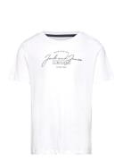 Jack & J S Jjferris Tee Ss Crew Neck Mni Vit