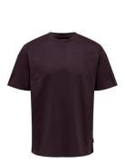 ONLY & SONS Onsfred Life Rlx Ss Tee Noos Svart