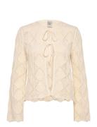 YAS Yastreala Ls Knit Cardigan Kräm