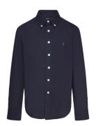 Ralph Lauren Kids Cotton Poplin Shirt Marinblå