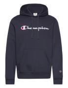 Champion Hooded Sweatshirt Marinblå