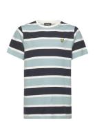 Lyle & Scott Stripe T-Shirt Blå